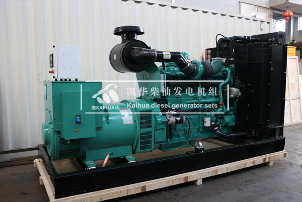 出口安哥拉的500KW康明斯发电机组成功出厂